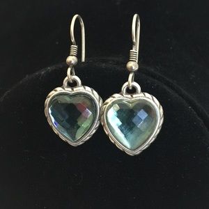 Brighton Newport Heart Earrings (used)